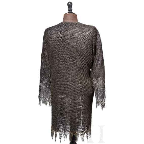 A heavy German mail shirt, circa 1500
