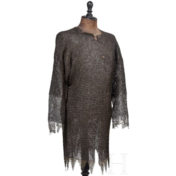 A heavy German mail shirt, circa 1500