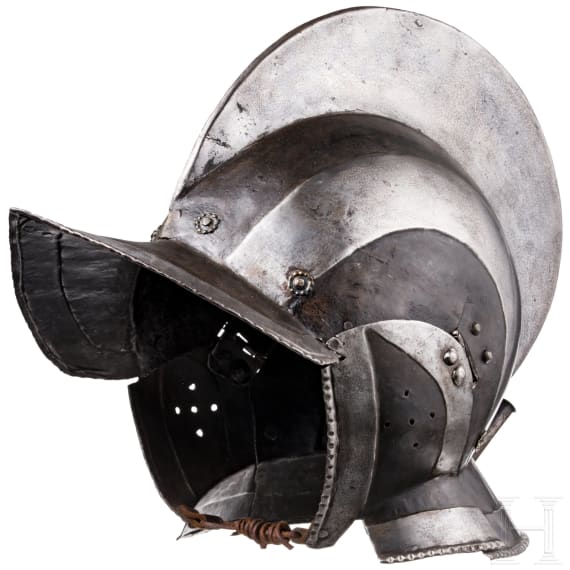 A northern German black-and-white burgonet, ca. 1560/70