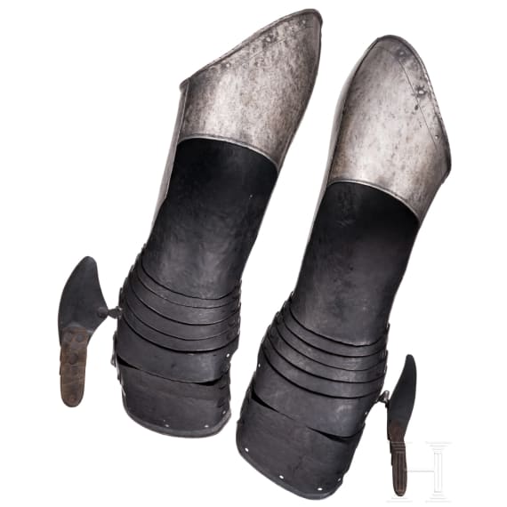 A pair of South German armoured gauntlets, circa 1570/80