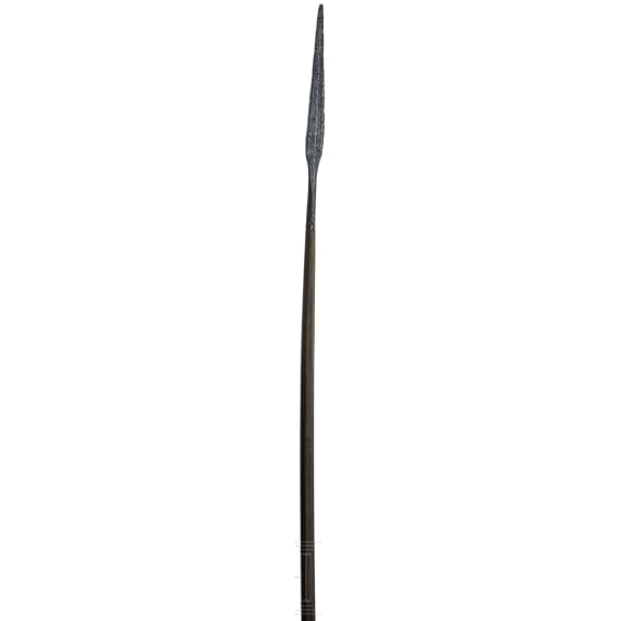 An iron lance, German, 9th/10th century.