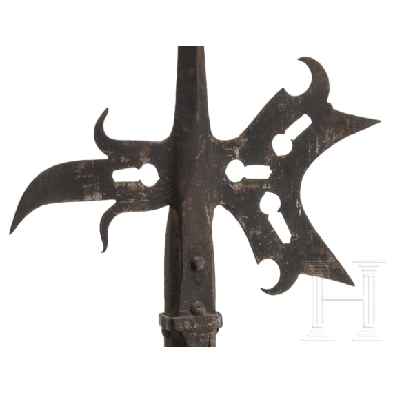A German halberd, circa 1600