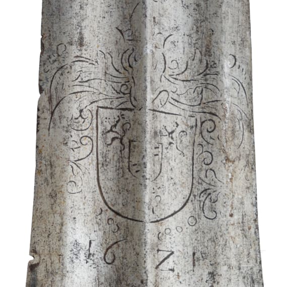 A German partisan, dated 1621