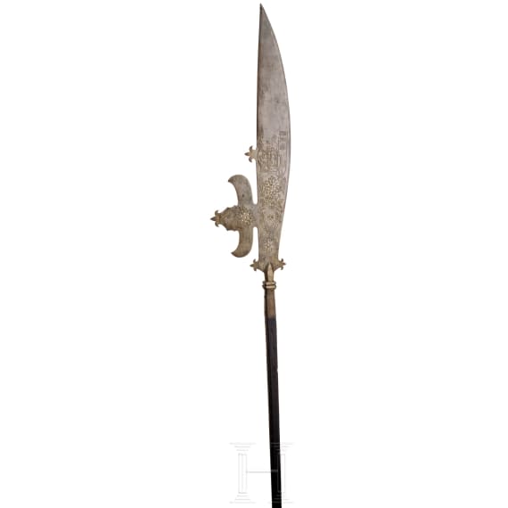 A 17th-century style glaive, Italy, circa 1900