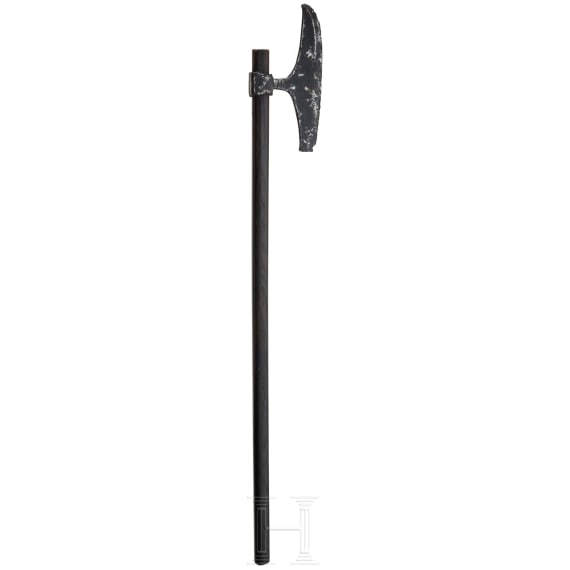 A late Byzantine iron battle axe, 13th/14th century.