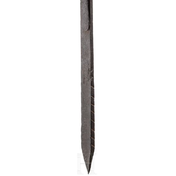 A German late medieval throwing axe, circa 1450 - 1500