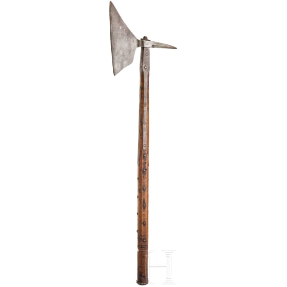 A foot soldier's axe, Augsburg, 2nd half of the 16th century