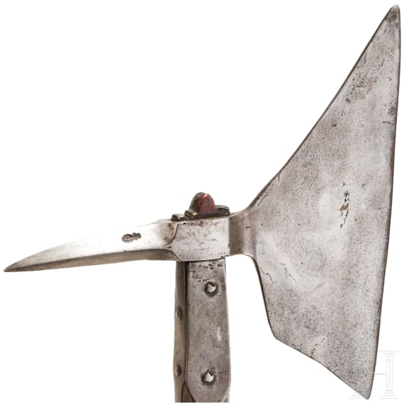 A foot soldier's axe, Augsburg, 2nd half of the 16th century