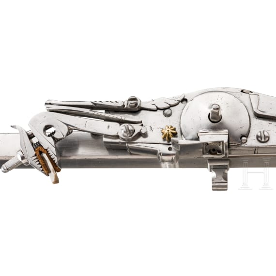 A German horseman's shooting hammer with wheellock mechanism, circa 1570/80