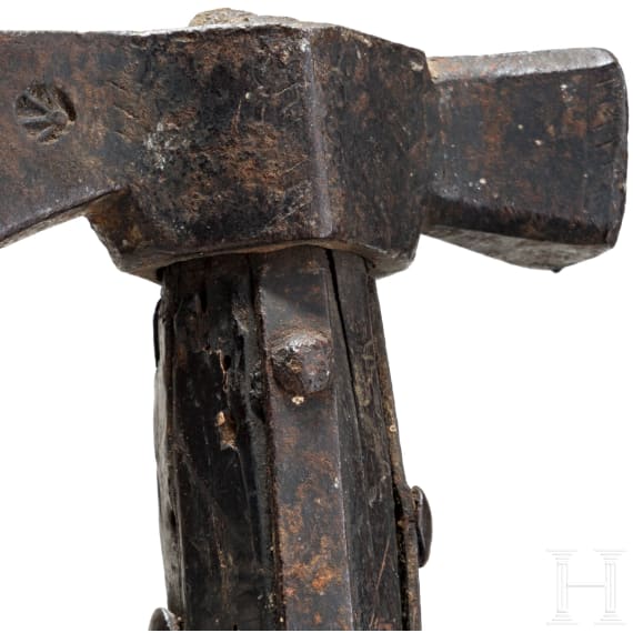 A German miner's axe, 17th/18th century