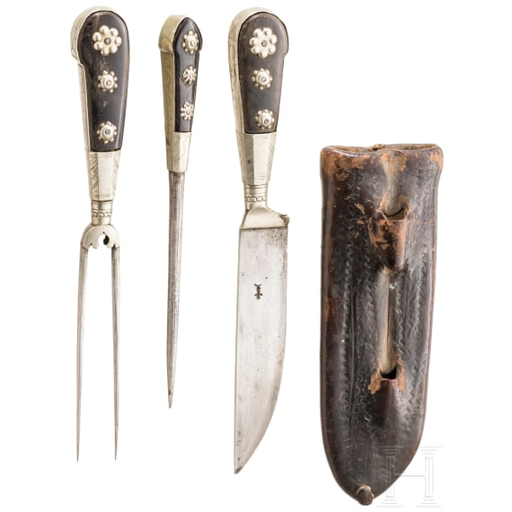 An Alpine carter's cutlery, circa 1800