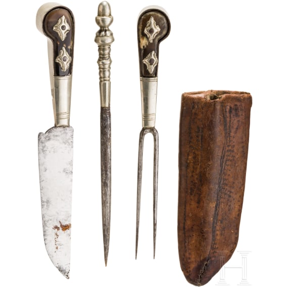 An Alpine carter's cutlery "Greiderer", circa 1800