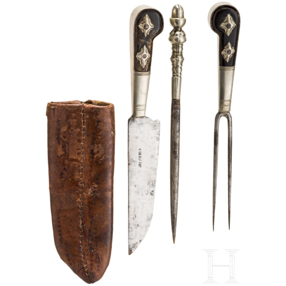 An Alpine carter's cutlery "Greiderer", circa 1800