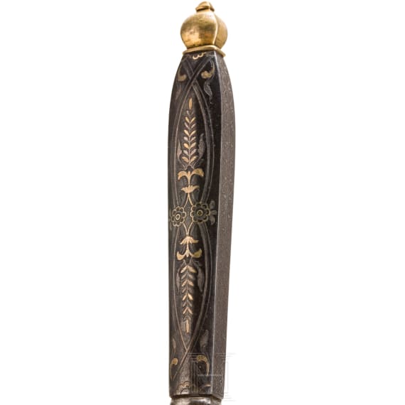 A German dagger with gold-plated hilt, circa 1820