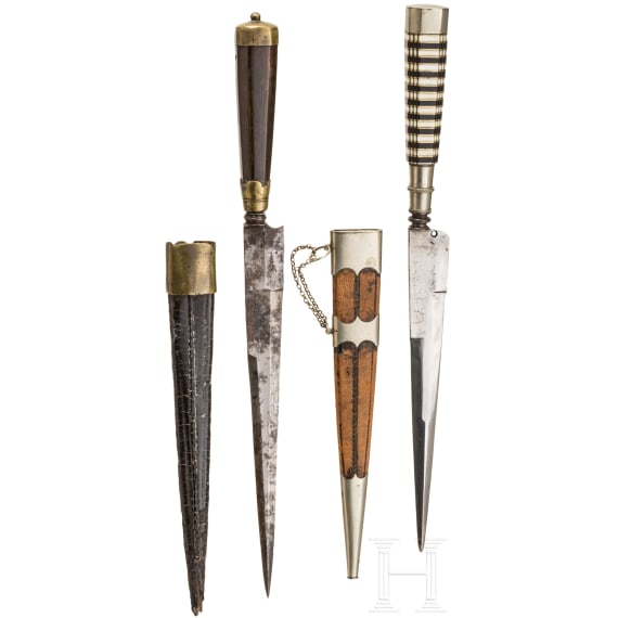 Two Corsican Vendetta daggers, mid-19th century