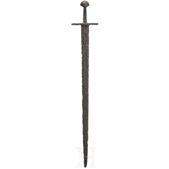 A German knightly sword, circa 1100-50