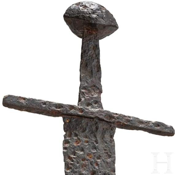 A German knightly sword, circa 1100-50