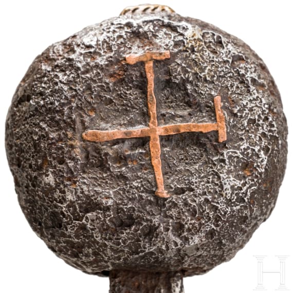 A knightly sword with disc-shaped pommel, ca. 1300