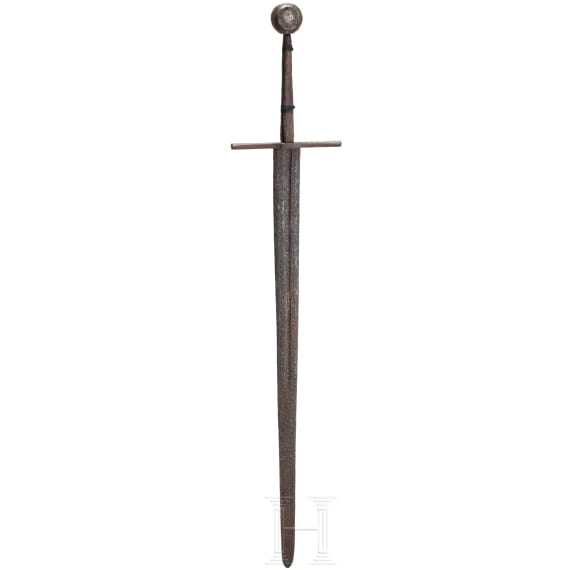 A fine German knightly sword with a Passau blade, 2nd half of the 14th century
