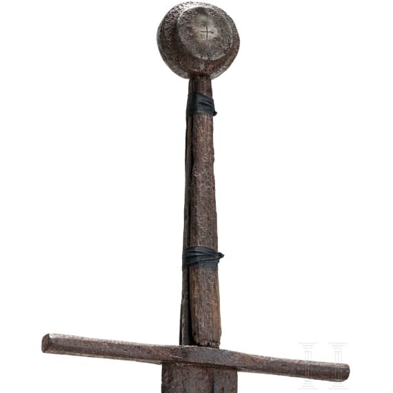 A fine German knightly sword with a Passau blade, 2nd half of the 14th century