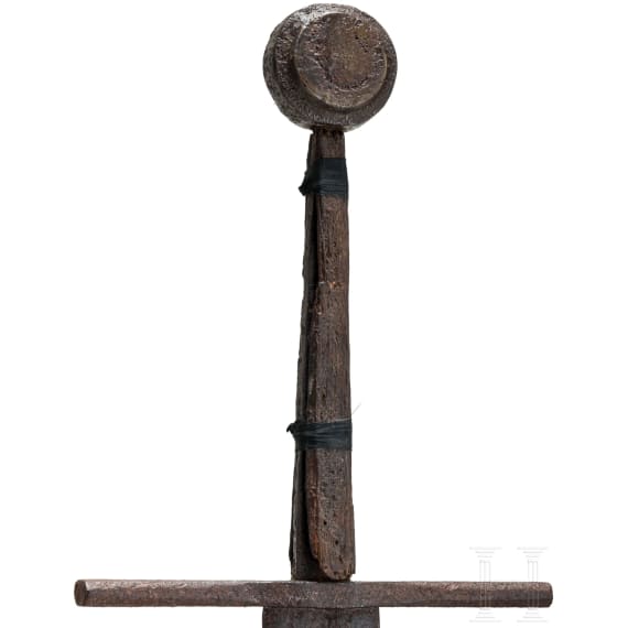 A fine German knightly sword with a Passau blade, 2nd half of the 14th century