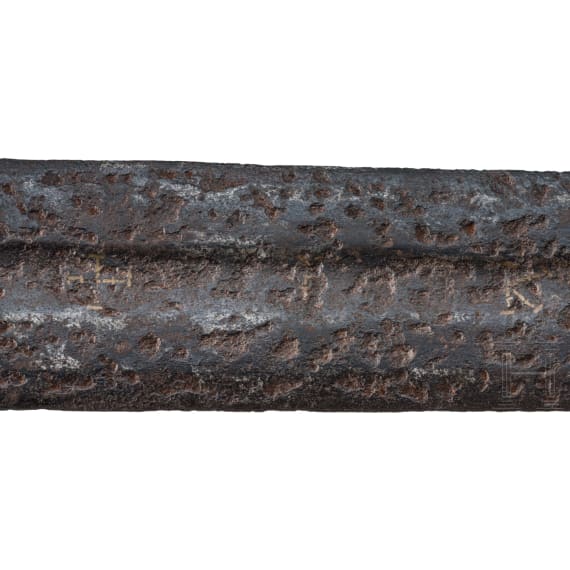 A fine German knightly sword with a Passau blade, 2nd half of the 14th century