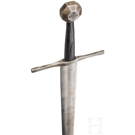 A German knightly sword, circa 1400