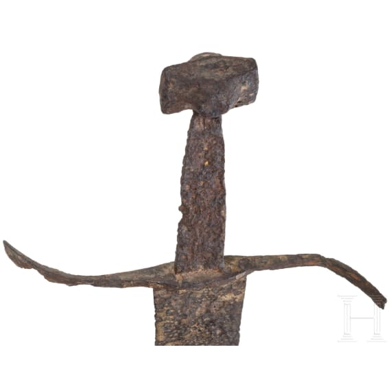 A Hungarian knightly hand-and-a-half sword, mid-15th century