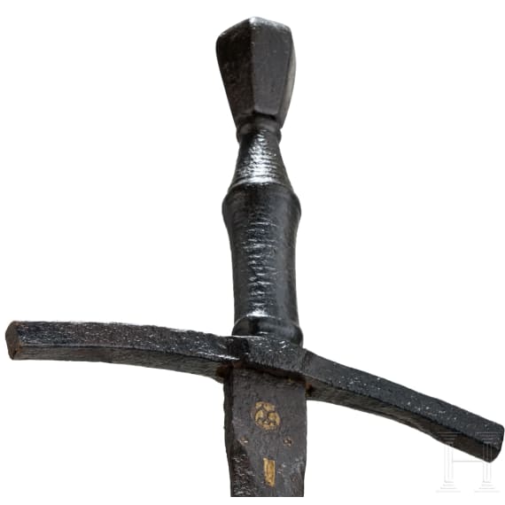 A German piercing sword (estoc), assembled from old parts, circa 1510/20 and later