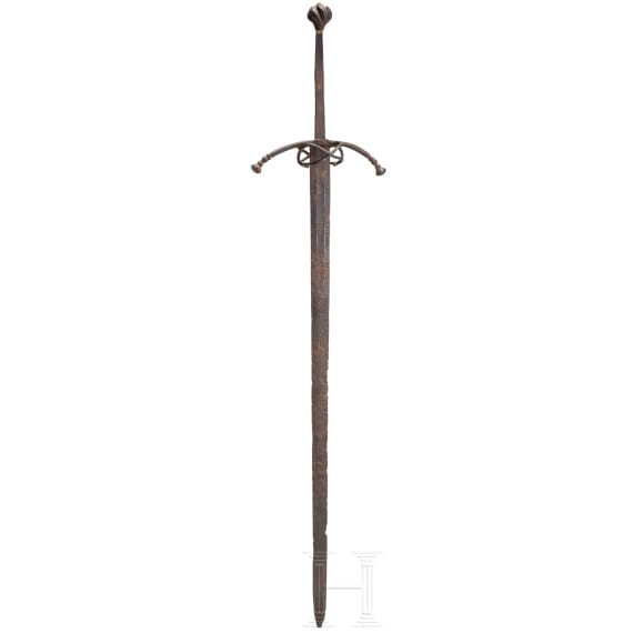 A southern German or Swiss hand-and-a-half sword, circa 1520/30