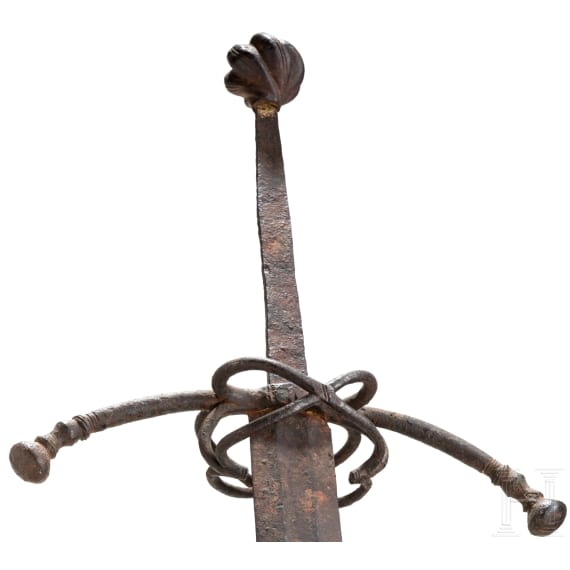 A southern German or Swiss hand-and-a-half sword, circa 1520/30
