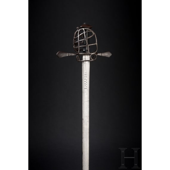 A South German basket-hilted campaign sword, circa 1570