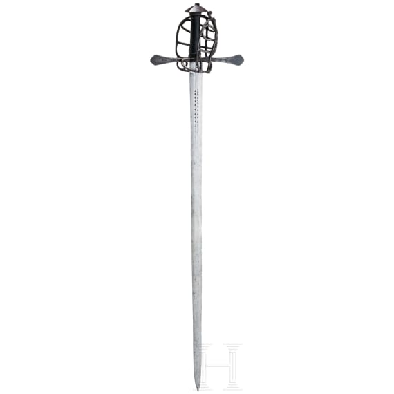 A South German basket-hilted campaign sword, circa 1570