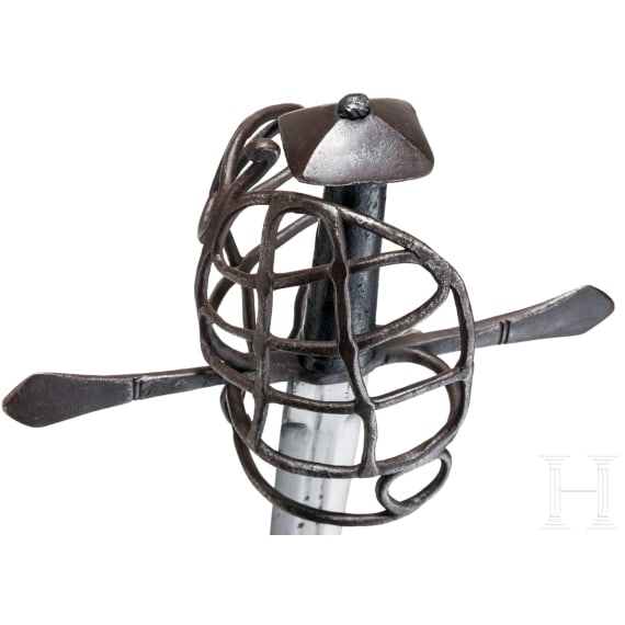 A South German basket-hilted campaign sword, circa 1570