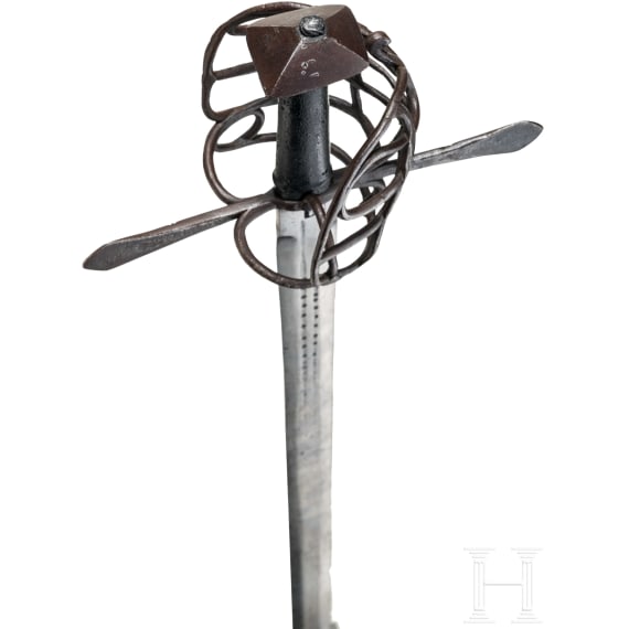 A South German basket-hilted campaign sword, circa 1570