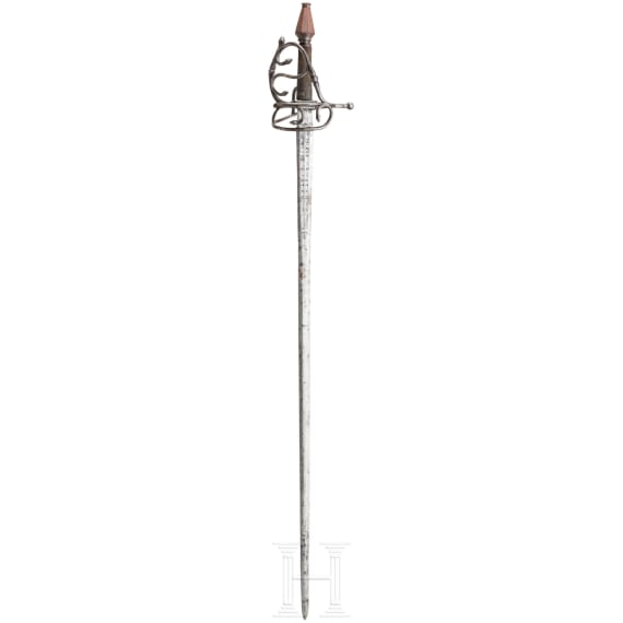 A German rapier, assembled from old parts, circa 1570 - 1600
