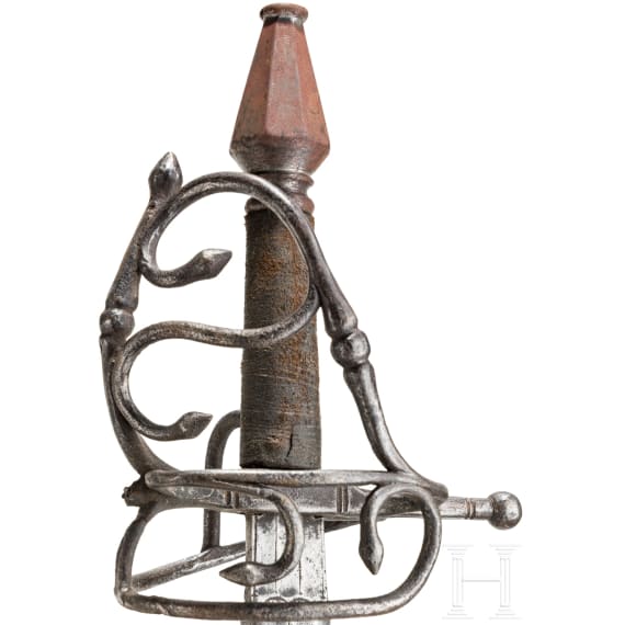 A German rapier, assembled from old parts, circa 1570 - 1600