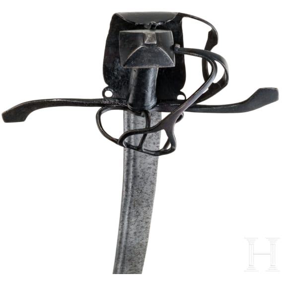 A South German Duss&auml;ge (Tesack) with Passau blade, circa 1580