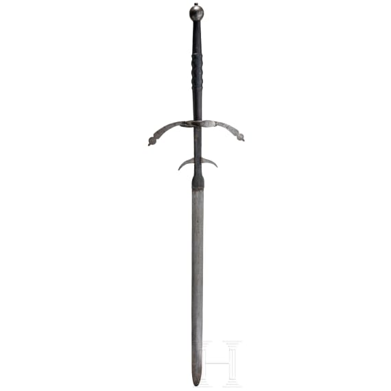 A South German two-hand sword, circa 1580