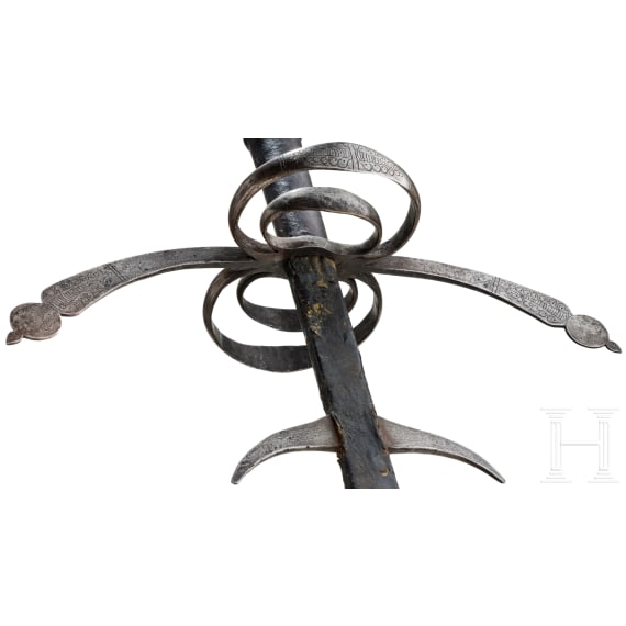 A South German two-hand sword, circa 1580