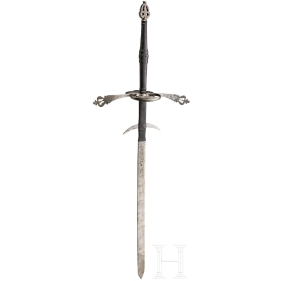 A Styrian two handed sword, circa 1580