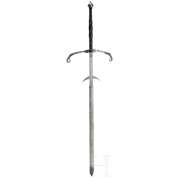 A German two-hand sword, circa 1600