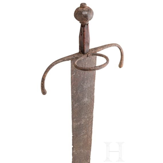 A Saxon sword, circa 1600