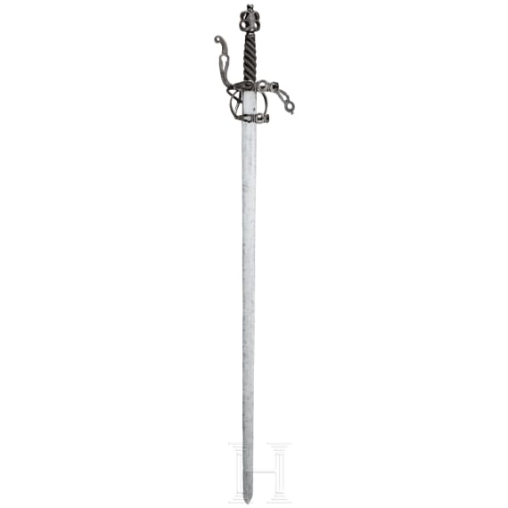 A South German or Swiss cavalry sword with openwork hilt, circa 1600