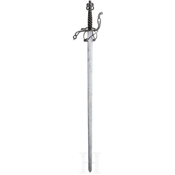A South German or Swiss cavalry sword with openwork hilt, circa 1600