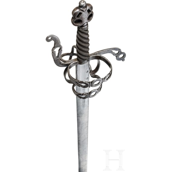 A South German or Swiss cavalry sword with openwork hilt, circa 1600