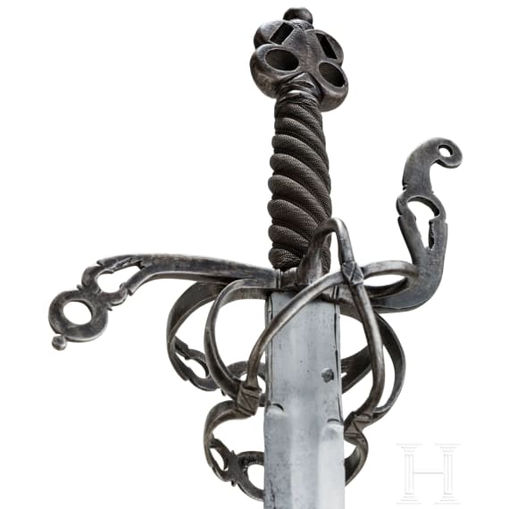 A South German or Swiss cavalry sword with openwork hilt, circa 1600
