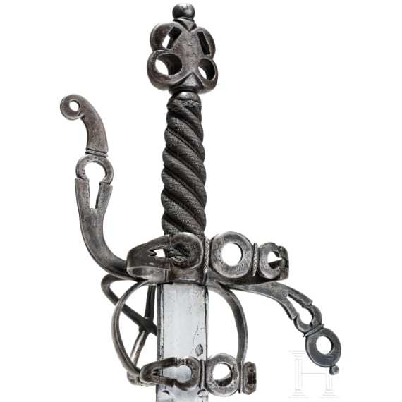A South German or Swiss cavalry sword with openwork hilt, circa 1600