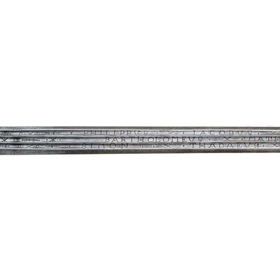 A significant German rapier with chiselled d&eacute;cor, circa 1610