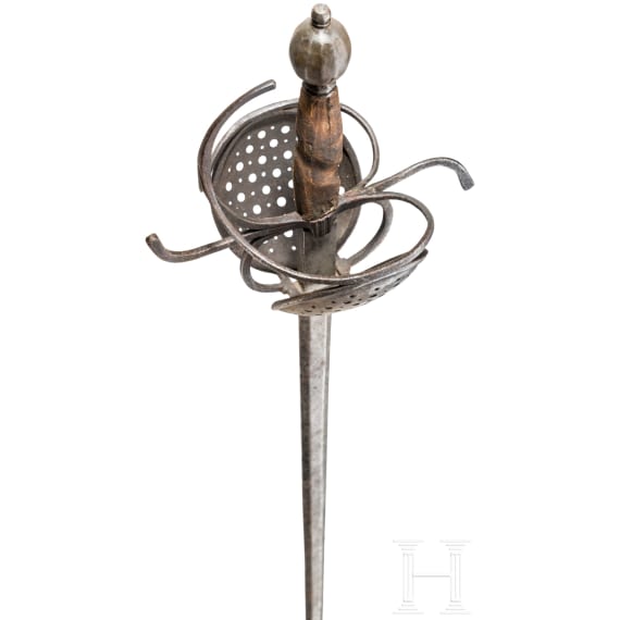 A German military rapier of the Pappenheim type, circa 1620